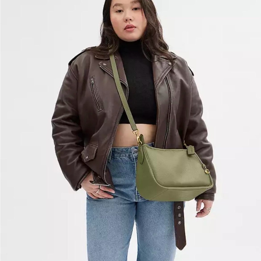 Coach Cary crossbody purse in moss - Picture 6 of 8